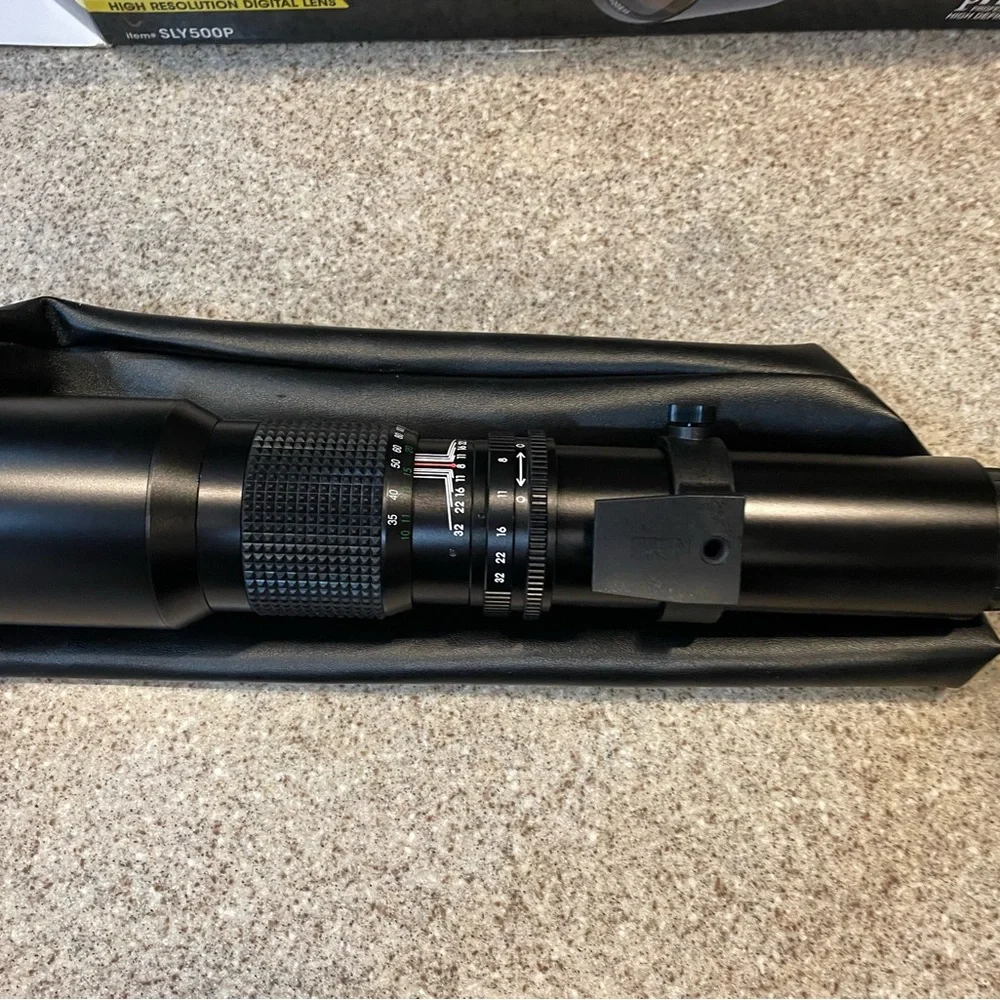 BOWER 500 mm F8.0 preset telephoto lens for SLR & Digital SLR high res digital